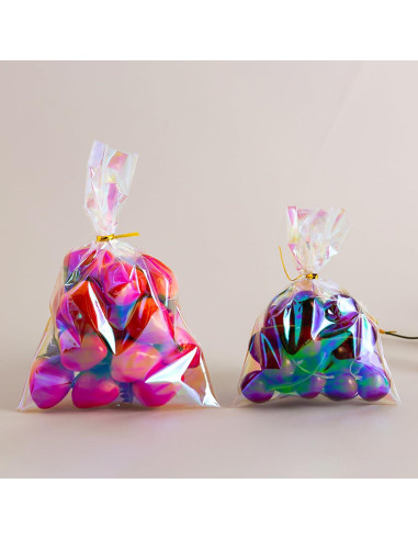 Bolsas de Celofán Holográficas Morepack 15x22 cm 100 Pcs