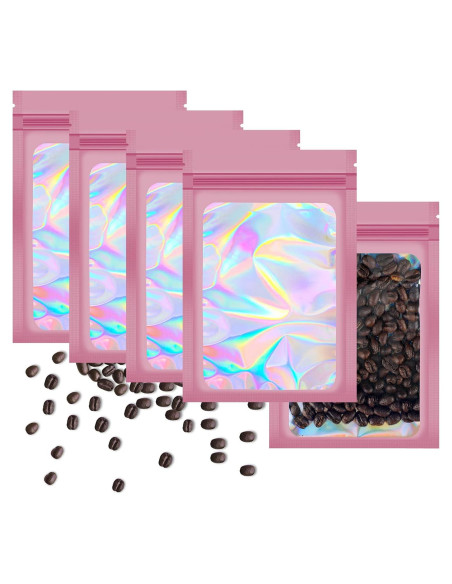 100 Bolsas Mylar Rosa Reutilizables 7.6x11.9 cm Lautechco 100 Bolsas Mylar Rosa Reutilizables 7.6x11.9 cm Lautechco