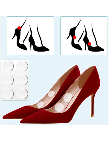 34 Almohadillas de Silicona para Tacones Altos QfwdfcTrenz
