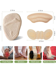 Almohadillas para Talón y Metatarsales SKINOSM - 7 Pares 2