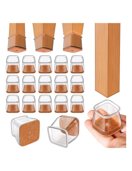 Protectores de Suelo Ansible 24 pcs Silicona Cuadrados S Protectores de Suelo Ansible 24 pcs Silicona Cuadrados S