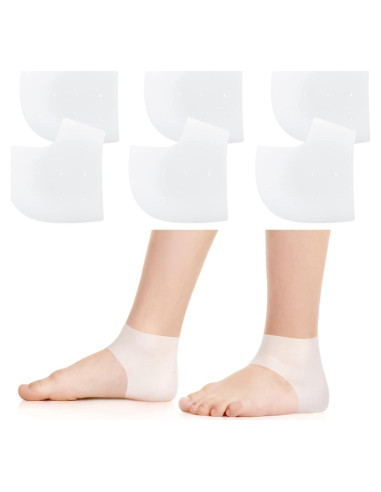 3 Pares Protectores de Talón de Silicona Tarpop para Niños