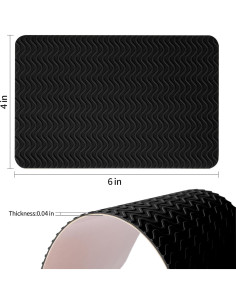 Protector de Suela Antideslizante GQTJP para Tacones Altos - 4 Pcs 2