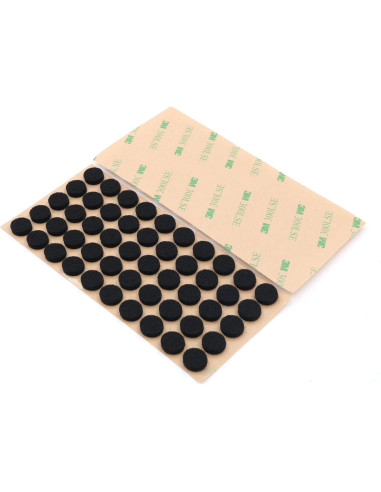 Almohadillas de Fieltro 3M Autoadhesivas 10mm - 100 Unidades
