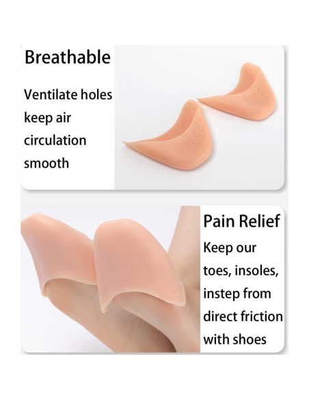 Protectores de Dedos de Silicona Misorita Beige - Almohadillas Reutilizables Protectores de Dedos de Silicona Misorita Beige - Almohadillas Reutilizables