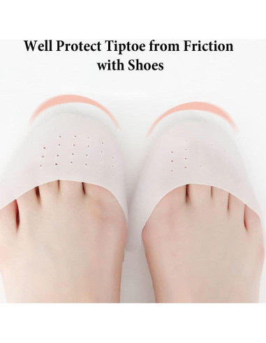 Protectores de Dedos de Silicona Misorita Beige - Almohadillas Reutilizables