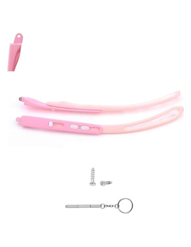Patas de Gafas para Niños Clony Reemplazo Silicona Rosa