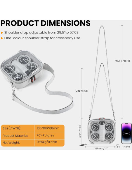 Bolsa Portátil STARTRC para Drone DJI Neo y Accesorios Bolsa Portátil STARTRC para Drone DJI Neo y Accesorios