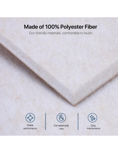 Paneles Acústicos Kuchoow 12 Paquetes 30.48x30.48cm Camello Paneles Acústicos Kuchoow 12 Paquetes 30.48x30.48cm Camello