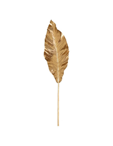 Juego de 3 Palmas Artificiales Doradas Casi Natural 135 cm