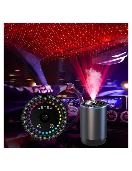 Difusor de Aceite Esencial EJU para Automóvil con Luz LED Difusor de Aceite Esencial EJU para Automóvil con Luz LED