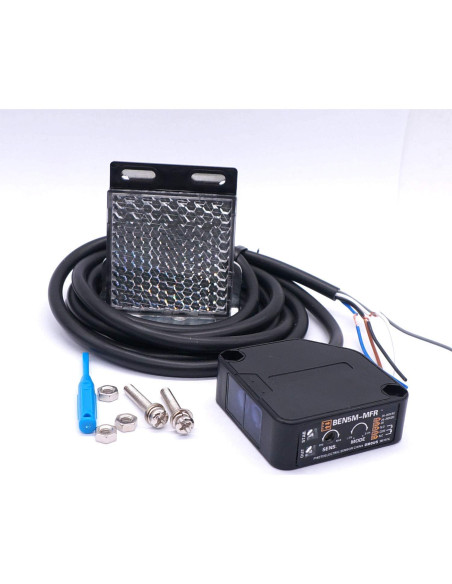 Sensor de Haz Fotoeléctrico Taiss BEN5M 12-240VDC 5m IP65 Sensor de Haz Fotoeléctrico Taiss BEN5M 12-240VDC 5m IP65