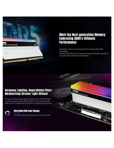Memoria RAM KLEVV CRAS XR5 RGB 32GB DDR5 7200MHz CL36