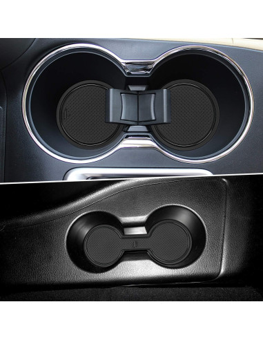 Forro Antidust para Portavasos Toyota Highlander 2014-2019 Negro 14pcs