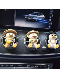 Clip de Ventilación Pato Bonito WLONG para Auto Decorativo 2