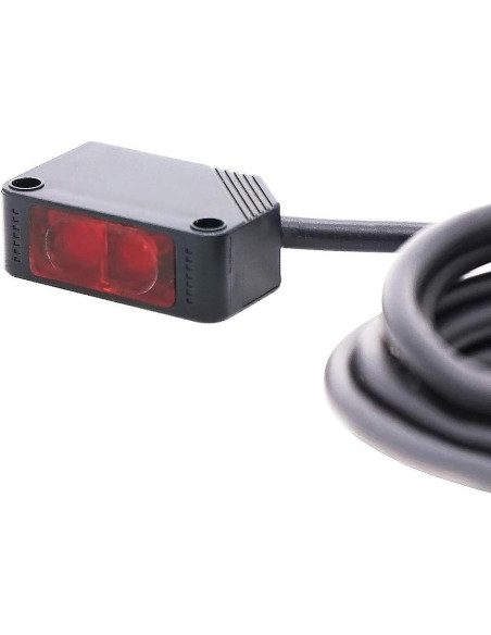 Sensor fotoeléctrico Twidec NPN 0-2m ajustable IP66 Sensor fotoeléctrico Twidec NPN 0-2m ajustable IP66