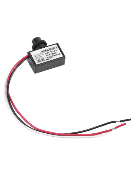 Interruptor Fotoeléctrico Automático Zerone 120V AC Luz Interruptor Fotoeléctrico Automático Zerone 120V AC Luz