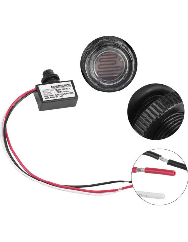 Interruptor Fotoeléctrico Automático Zerone 120V AC Luz