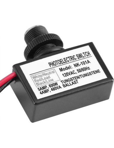 Interruptor Fotoeléctrico Automático Zerone 120V AC Luz