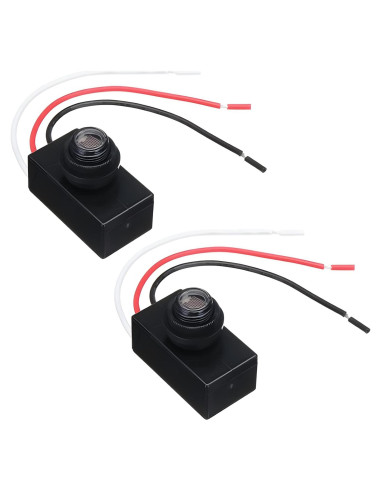Interruptor Fotocélula DC 8-50V Lelukee - 2 Paquete Automático