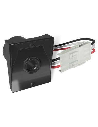 Sensor de Luz Automático Solus SPC-320 120V Fotocélula Negro