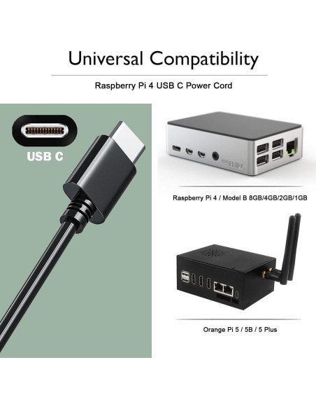Fuente de Alimentación 20W Goffeu 5V 4A con Interruptor para Raspberry Pi 4 Fuente de Alimentación 20W Goffeu 5V 4A con Interruptor para Raspberry Pi 4