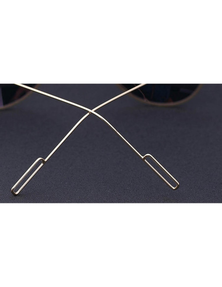 Gafas de Sol Aviador Espejo Azul Marco Metal Importadas Gafas de Sol Aviador Espejo Azul Marco Metal Importadas