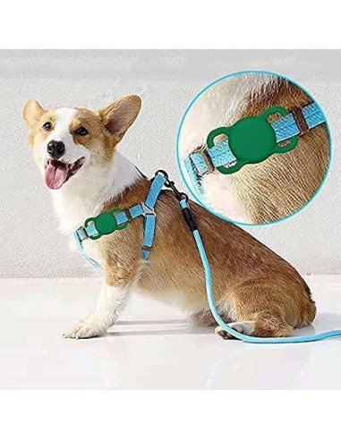 Funda Protectora para Air Tag de Collar de Perro Poivy Negra