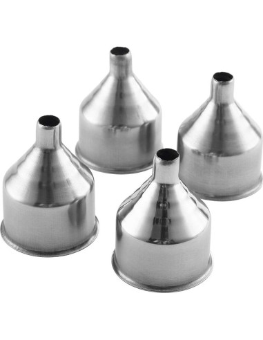 Set de 6 Embudos de Acero Inoxidable YWQ para Frascos