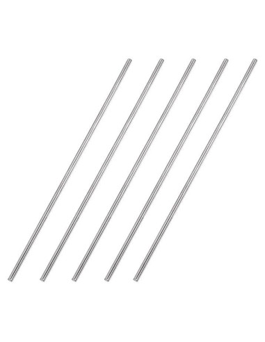 Varilla Redonda Sólida Acero Inoxidable 304 Uxcell 2mm 100mm - 5pcs