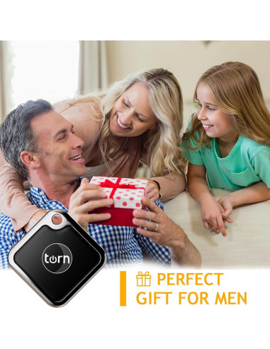 Etiqueta de rastreo GPS SMART CC para Apple Find My - Negro