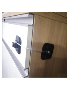 Cerraduras de Refrigerador YEYA con Llave - 2 Paquete Negro