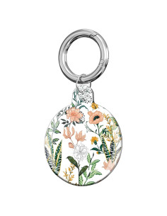Funda Protectora para Air Tag LZMtacase Floral Impermeable