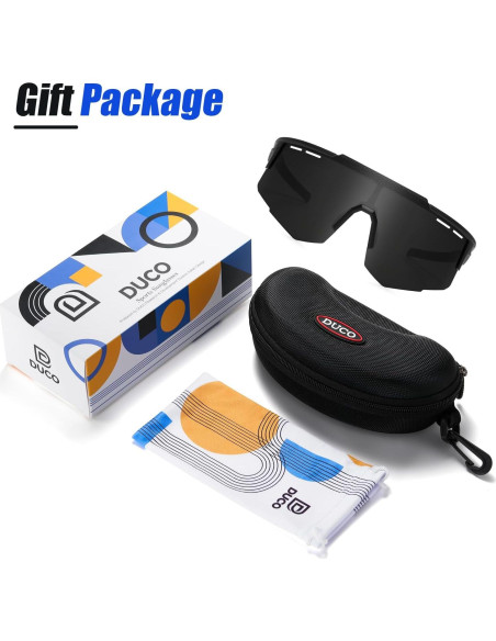 Gafas de sol deportivas DUCO polarizadas UV400 para hombres Gafas de sol deportivas DUCO polarizadas UV400 para hombres