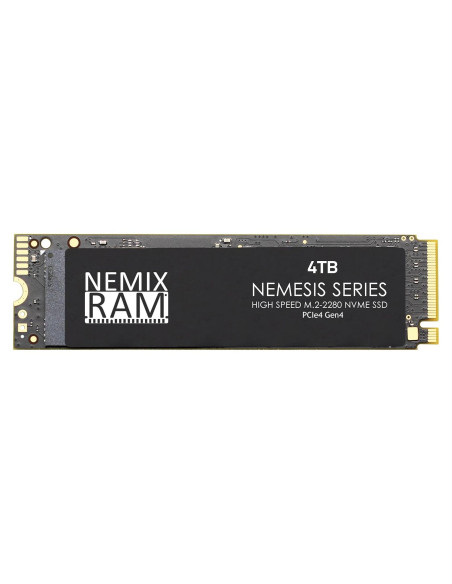 SSD NEMIX RAM 4TB M.2 2280 Gen4 PCIe NVMe para Servidores SSD NEMIX RAM 4TB M.2 2280 Gen4 PCIe NVMe para Servidores