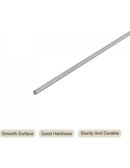 Barra de Acero Redonda HSS 0.5mm uxcell 60mm 5Pcs Barra de Acero Redonda HSS 0.5mm uxcell 60mm 5Pcs