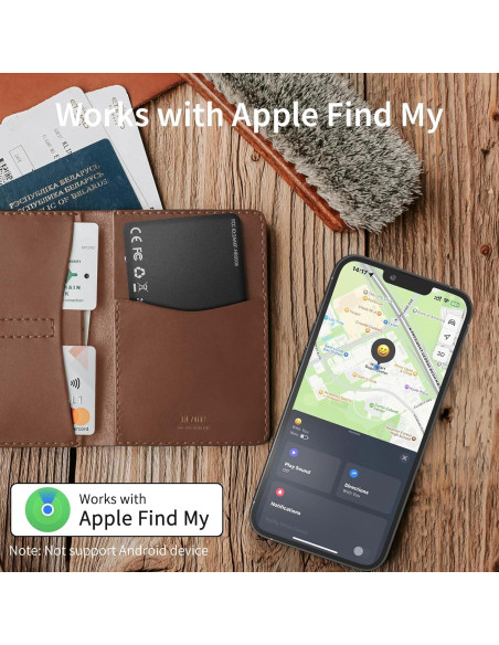 Tarjeta Localizadora Bluetooth WAFTING para Cartera - Recargable Tarjeta Localizadora Bluetooth WAFTING para Cartera - Recargable