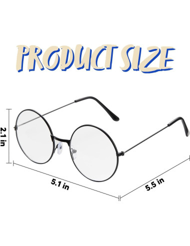Gafas Redondas de Mago Halloween Spooktacular Creations