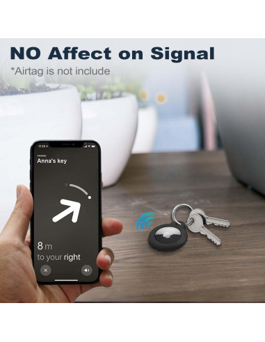Paquete de 4 Fundas Protectores para AirTag YOKRWO Impermeables
