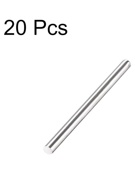 Varilla Redonda Sólida Acero Inoxidable 304 2mm x 25mm - 20pcs Varilla Redonda Sólida Acero Inoxidable 304 2mm x 25mm - 20pcs