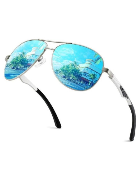 Gafas de Sol GQUEEN Polarizadas UV400 Estilo Militar Gafas de Sol GQUEEN Polarizadas UV400 Estilo Militar