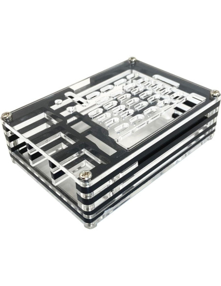 Caja Acrílica 9 Capas WEIYIXING para Raspberry Pi 5 Caja Acrílica 9 Capas WEIYIXING para Raspberry Pi 5