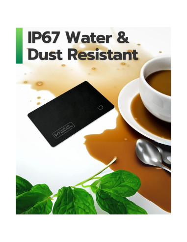 Tarjeta Rastreadora eirix para Cartera - GPS Inteligente Gris
