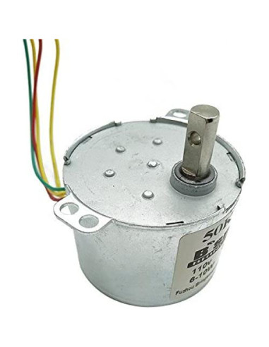 Motor Síncrono AC Bringsmart 110V 1rpm Bajo Ruido 50x38mm