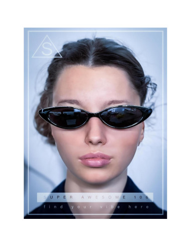 Gafas de Sol SA106 Góticas Ojo de Gato UV400 para Mujeres