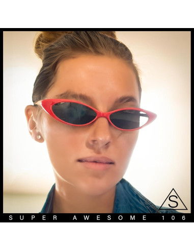 Gafas de Sol SA106 Góticas Ojo de Gato UV400 para Mujeres