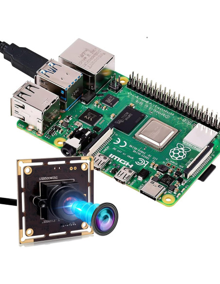 Cámara USB 5MP IFWATER con lente 100 sin distorsión