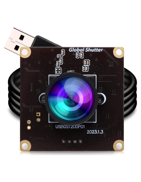 Cámara USB ELP 1080P Obturador Global 90fps Lente Gran Angular Cámara USB ELP 1080P Obturador Global 90fps Lente Gran Angular