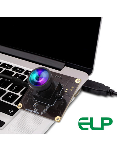 Cámara USB ELP 1080P Obturador Global 90fps Lente Gran Angular