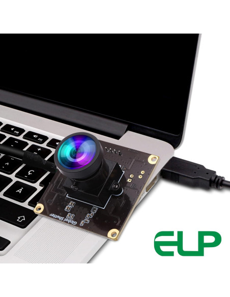 Cámara USB ELP 1080P Obturador Global 90fps Lente Gran Angular Cámara USB ELP 1080P Obturador Global 90fps Lente Gran Angular
